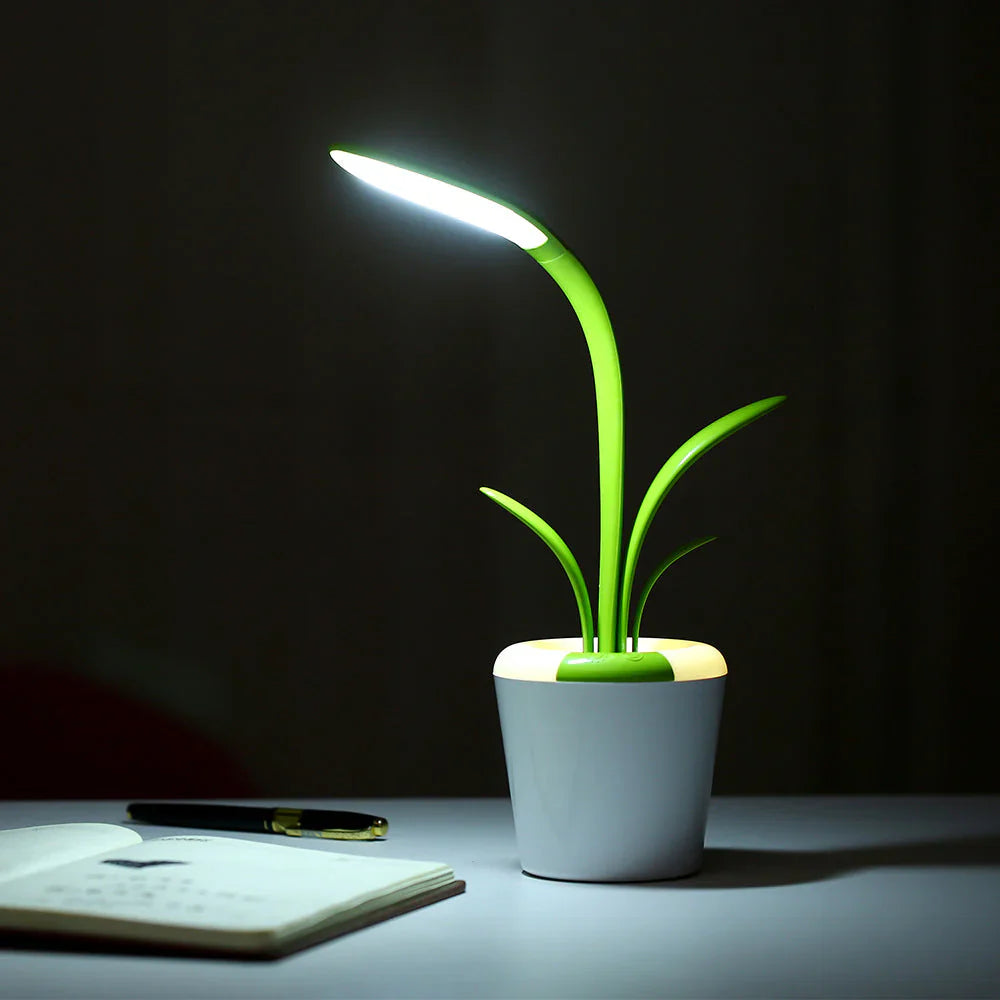 Nowoczesna Lampa Biurkowa - LuminaFlex-Niebieski-Trend Polska