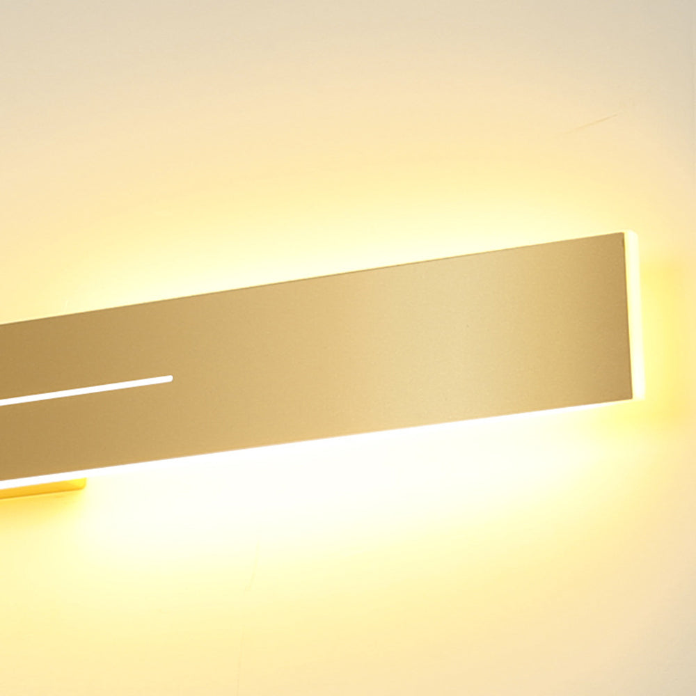 Nowoczesna lampa ścienna LED - LumièreGold-Czarny-L60CM-Ciepły dowcip-Trend Polska
