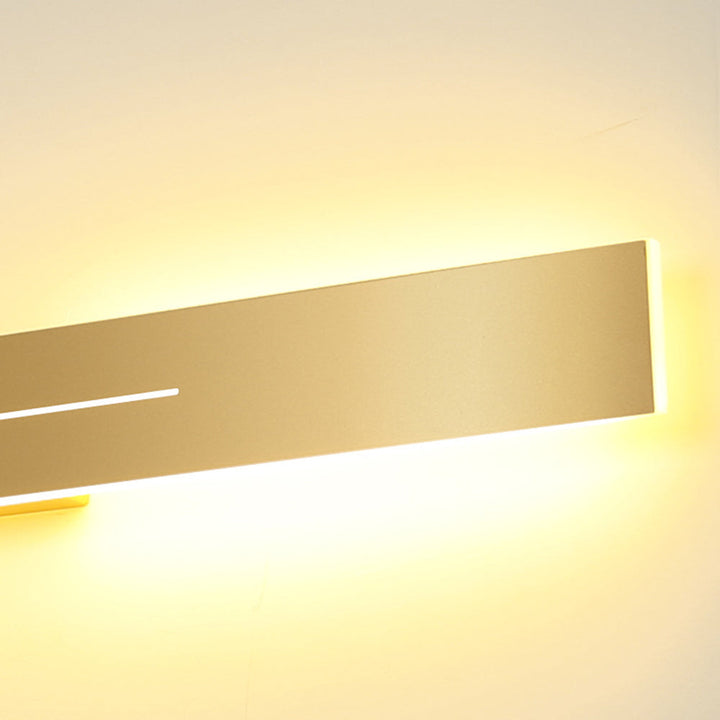 Nowoczesna lampa ścienna LED - LumièreGold-Czarny-L60CM-Ciepły dowcip-Trend Polska