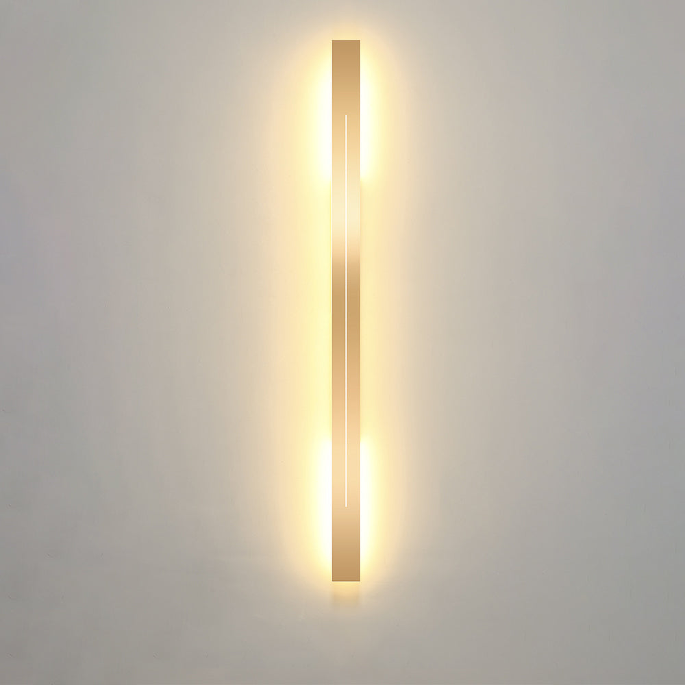 Nowoczesna lampa ścienna LED - LumièreGold-Czarny-L60CM-Ciepły dowcip-Trend Polska
