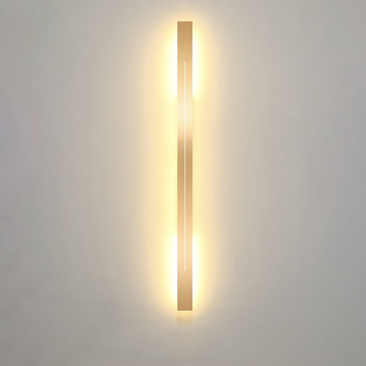 Nowoczesna lampa ścienna LED - LumièreGold-Czarny-L60CM-Ciepły dowcip-Trend Polska