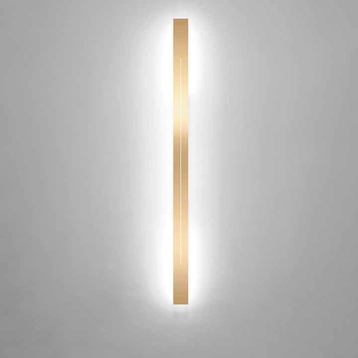 Nowoczesna lampa ścienna LED - LumièreGold-Czarny-L60CM-Ciepły dowcip-Trend Polska