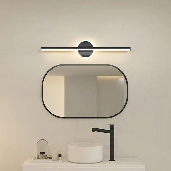 Nowoczesna lampa ścienna LED - OpalEdge-Okrągły-czarny-40 cm-Trend Polska