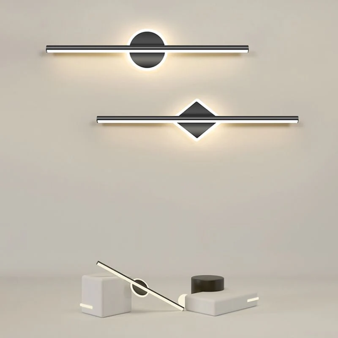 Nowoczesna lampa ścienna LED - OpalEdge-Okrągły-złoto-40 cm-Trend Polska