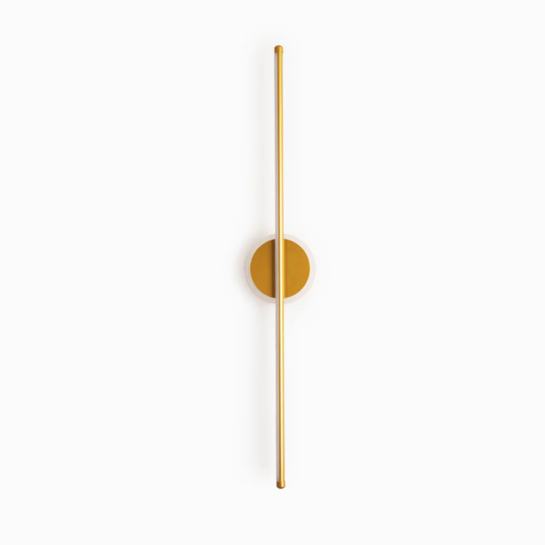 Nowoczesna lampa ścienna LED - OpalEdge-Okrągły-złoto-40 cm-Trend Polska