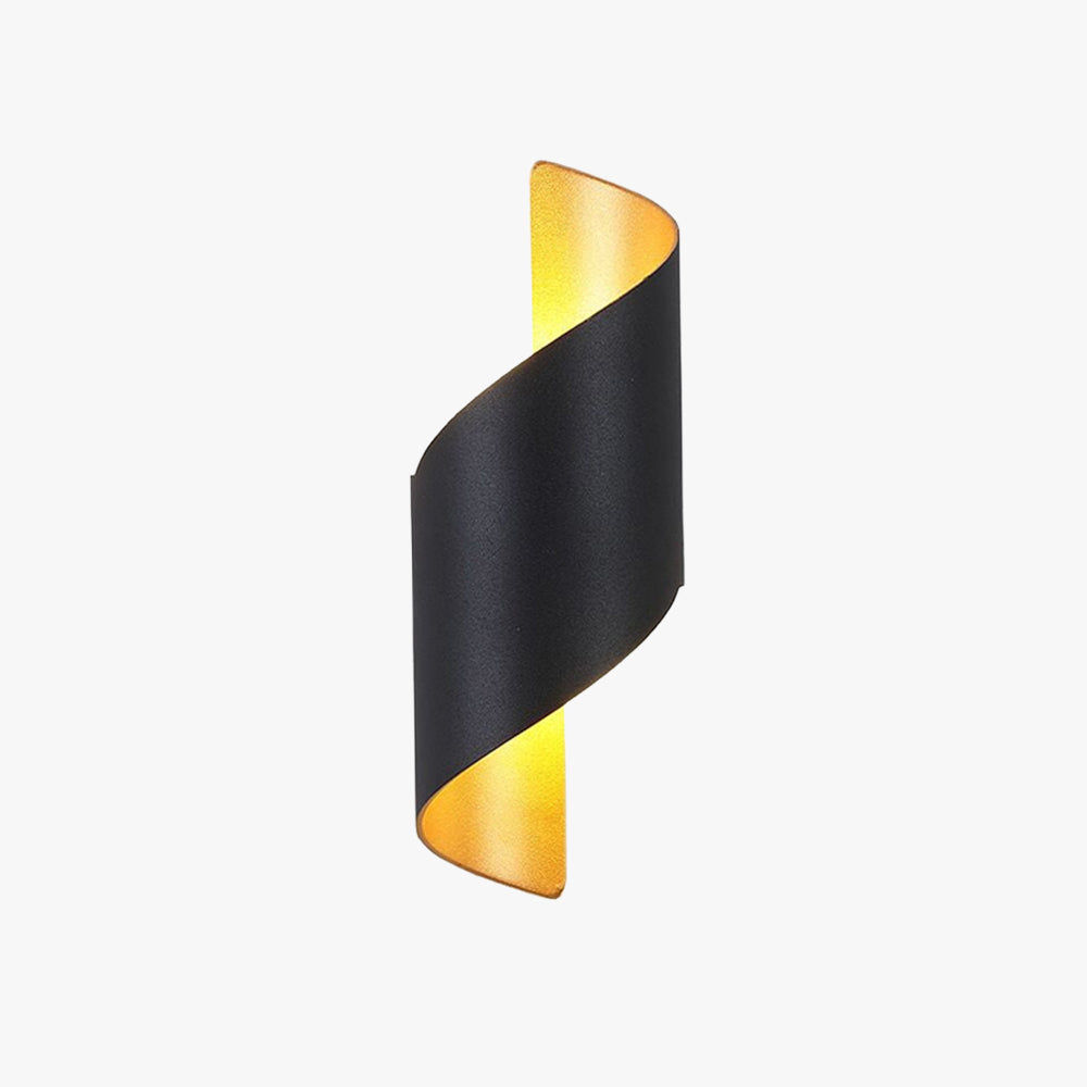 Nowoczesna lampa ścienna LED w kształcie spirali - TwistLight-Mały-Biały-Trend Polska