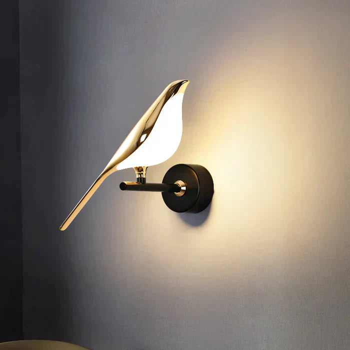 Nowoczesna lampa ścienna ptaków - AviaryGlow-1 Lampa ścienna ptak-Trend Polska