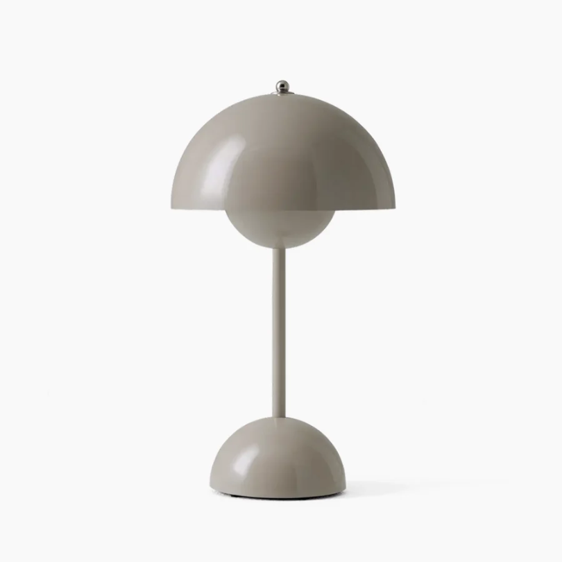 Nowoczesna lampa stołowa dotykowa - LumiTouch-szary-Trend Polska
