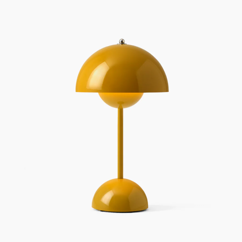 Nowoczesna lampa stołowa dotykowa - LumiTouch-żółty-Trend Polska