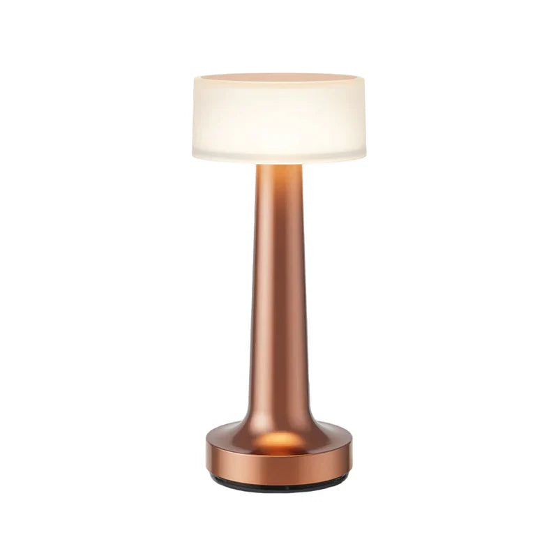 Nowoczesna lampa stołowa - SleekGlow-Brązowy/Świecący-Trend Polska