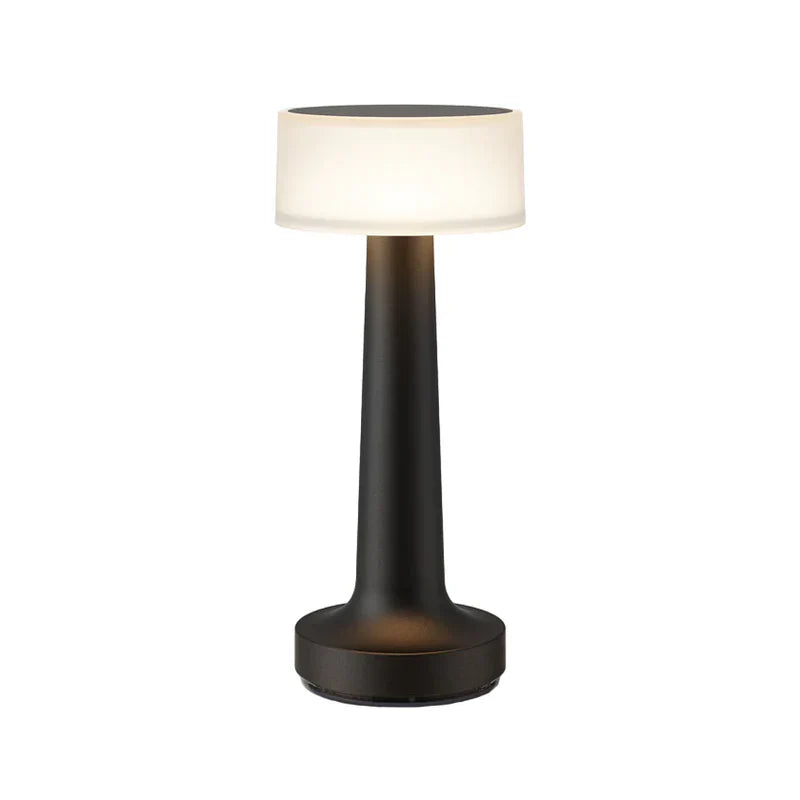 Nowoczesna lampa stołowa - SleekGlow-Czarny/Świecący-Trend Polska