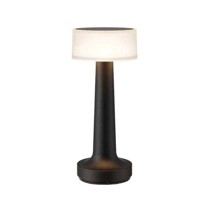 Nowoczesna lampa stołowa - SleekGlow-Czarny/Świecący-Trend Polska
