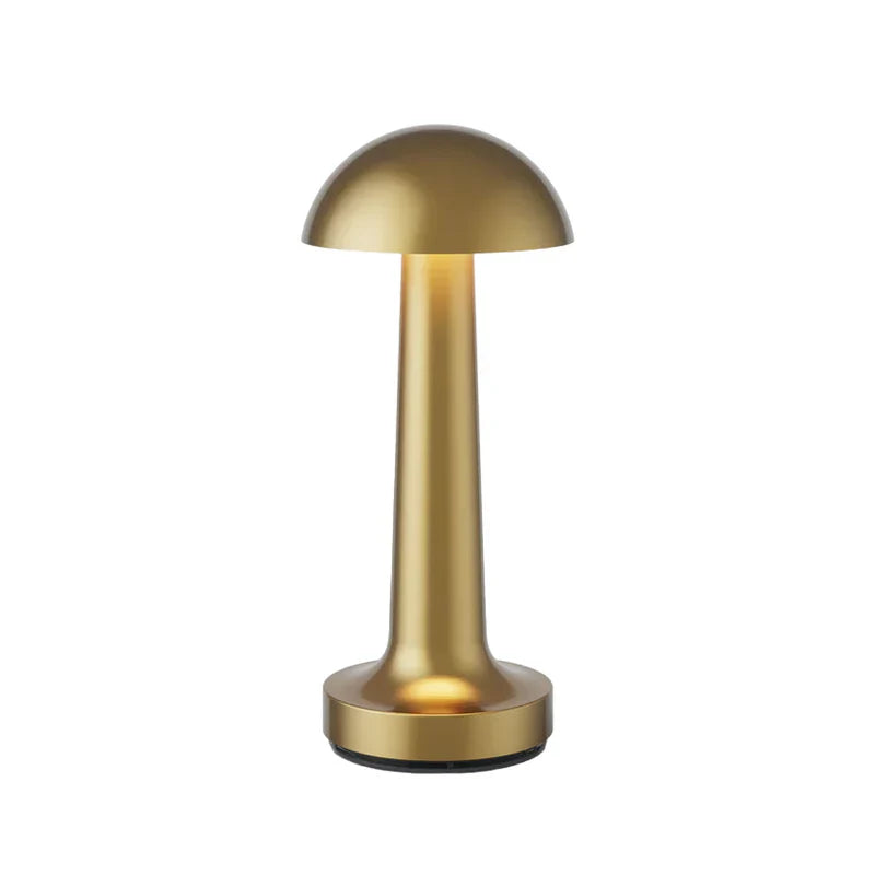 Nowoczesna lampa stołowa - SleekGlow-Goud/Rond-Trend Polska