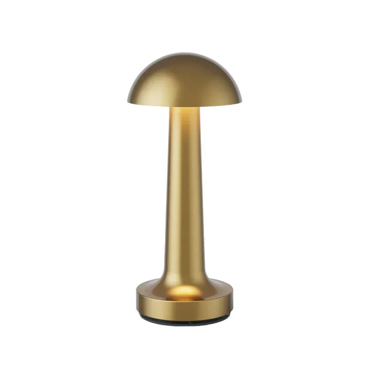 Nowoczesna lampa stołowa - SleekGlow-Goud/Rond-Trend Polska