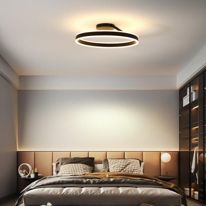 Nowoczesna lampa sufitowa LED - Luminara-Czarny-Dostosowany-B-Trend Polska