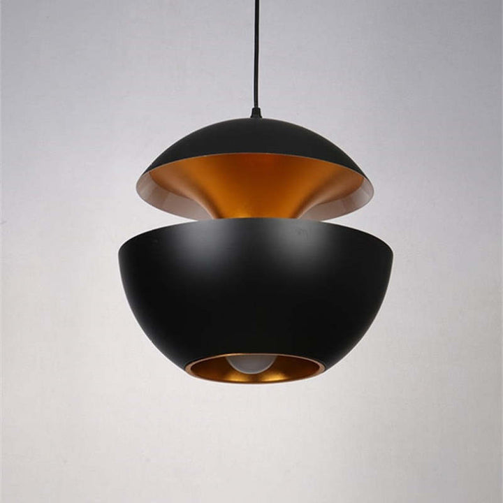 Nowoczesna lampa wisząca LED - AstraGlow-Biały-Mały (25cm)-Trend Polska
