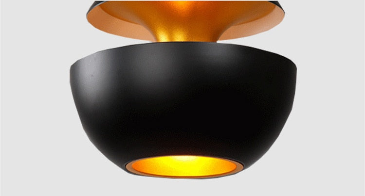 Nowoczesna lampa wisząca LED - AstraGlow-Biały-Mały (25cm)-Trend Polska
