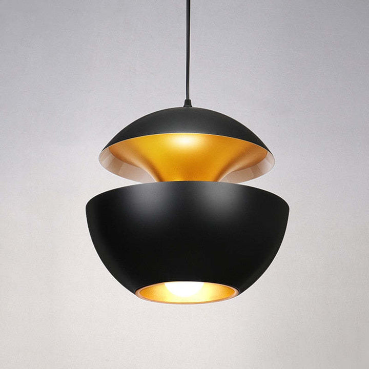 Nowoczesna lampa wisząca LED - AstraGlow-Biały-Mały (25cm)-Trend Polska