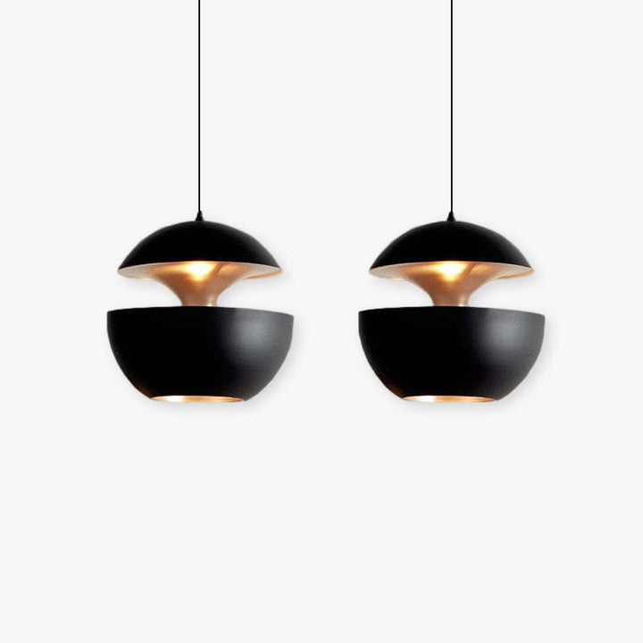 Nowoczesna lampa wisząca LED - AstraGlow-Biały-Mały (25cm)-Trend Polska