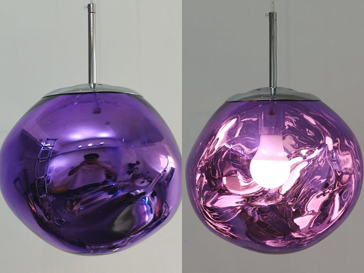 Nowoczesna lampa wisząca LED – Lumaé-Fioletowy-15CM-Trend Polska