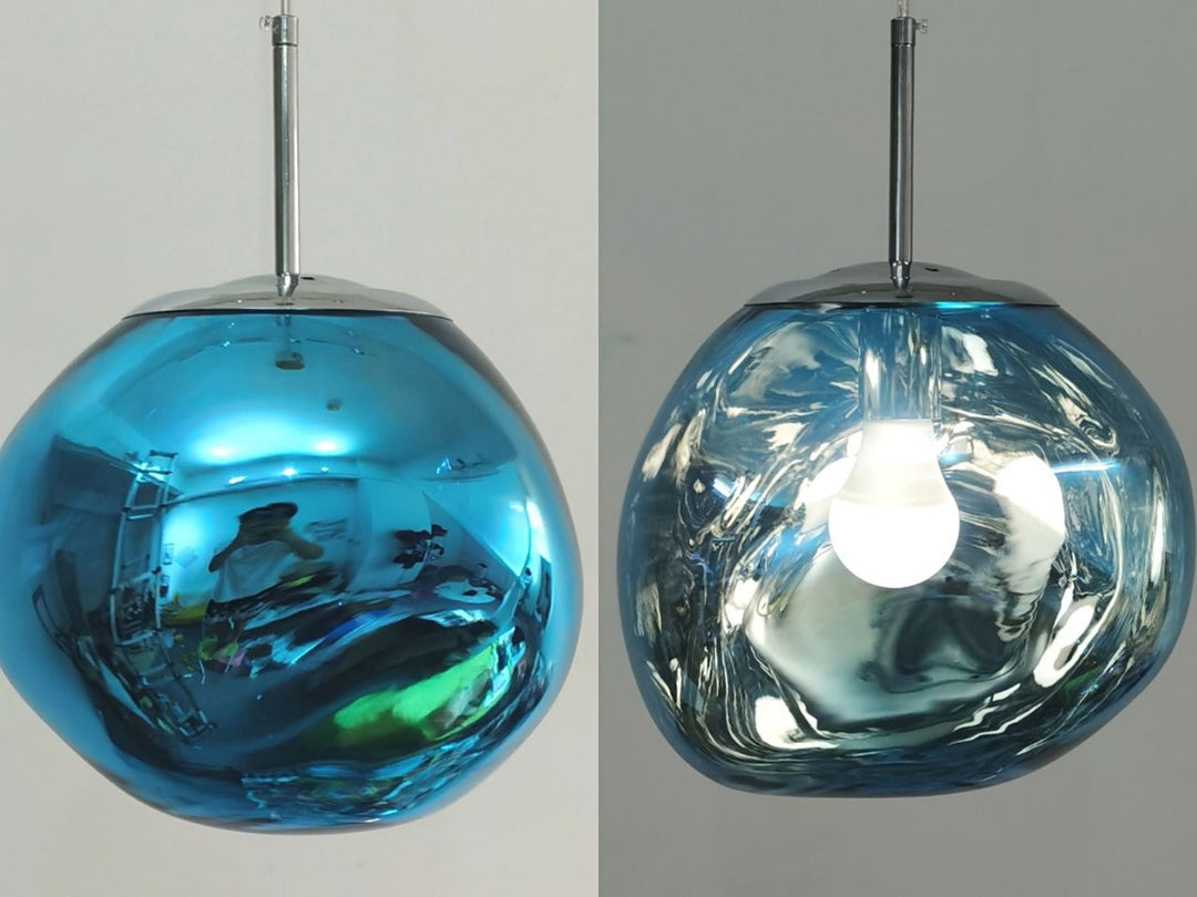 Nowoczesna lampa wisząca LED – Lumaé-Niebieski-15CM-Trend Polska
