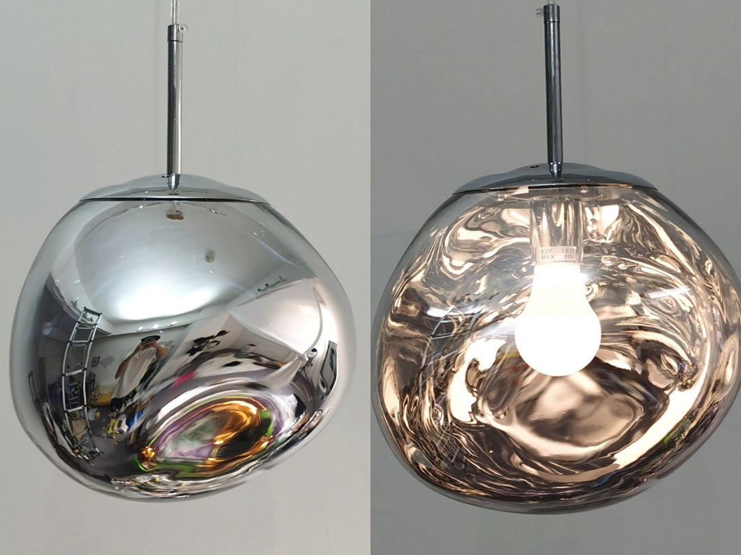 Nowoczesna lampa wisząca LED – Lumaé-Srebrny-15CM-Trend Polska