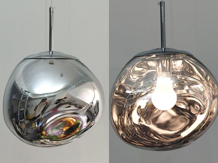 Nowoczesna lampa wisząca LED – Lumaé-Srebrny-15CM-Trend Polska