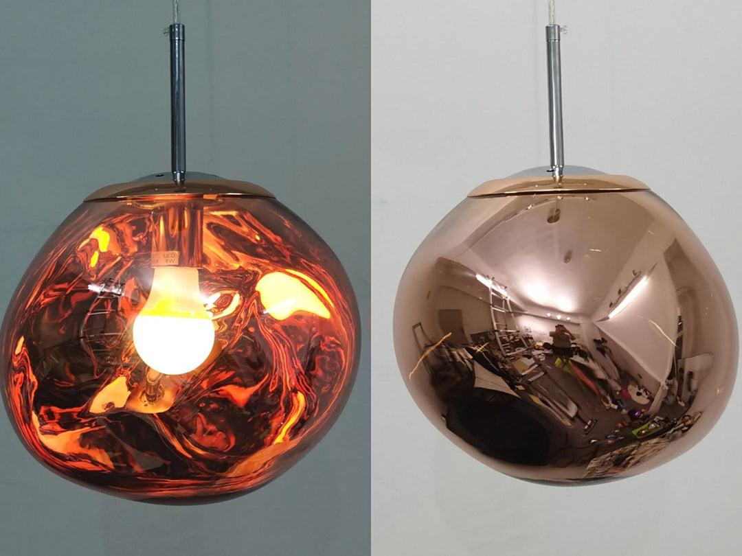 Nowoczesna lampa wisząca LED – Lumaé-Różowe złoto-15CM-Trend Polska