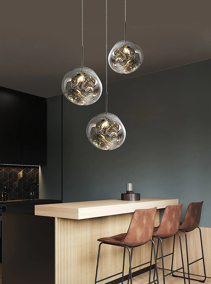 Nowoczesna lampa wisząca LED – Lumaé-Różowe złoto-15CM-Trend Polska