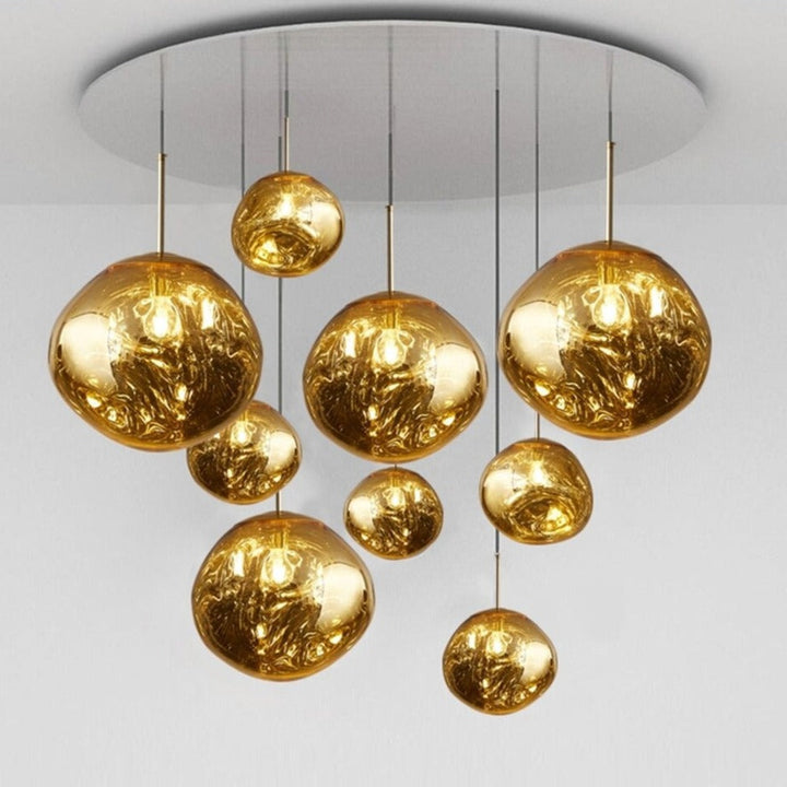 Nowoczesna lampa wisząca LED – Lumaé-Różowe złoto-15CM-Trend Polska