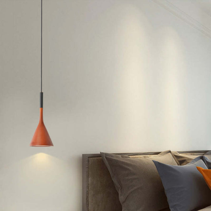 Nowoczesna Lampa Wisząca Trójkątna - Trionda-Czarny-Trend Polska