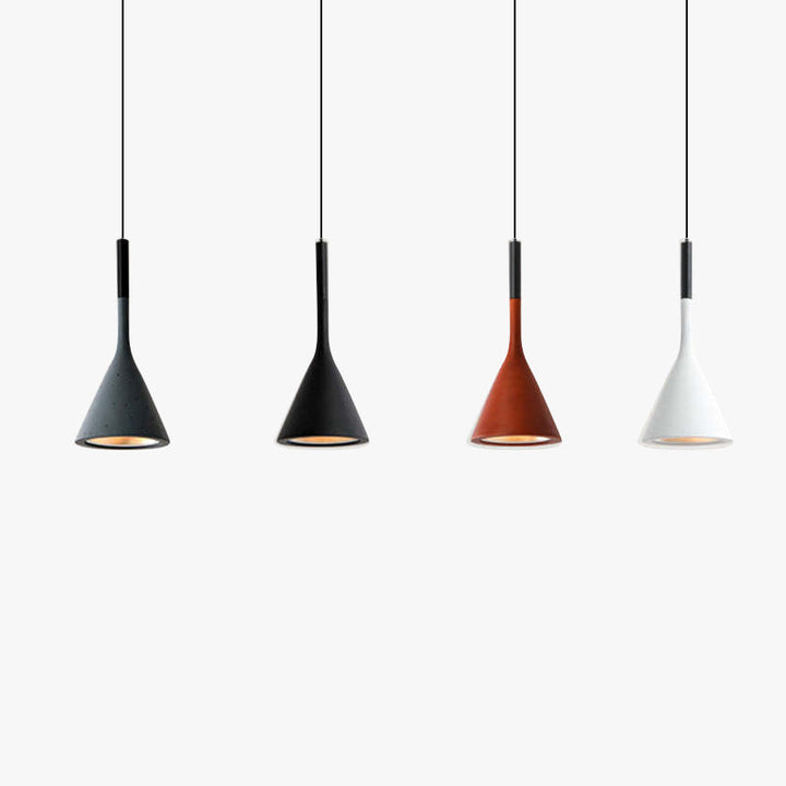 Nowoczesna Lampa Wisząca Trójkątna - Trionda-Czarny-Trend Polska