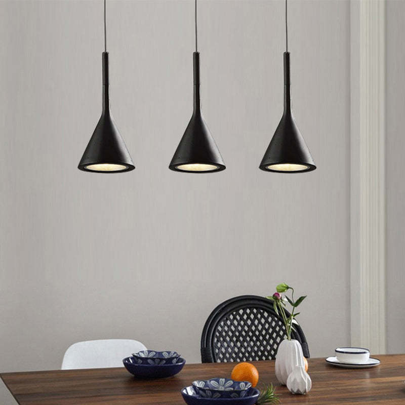 Nowoczesna Lampa Wisząca Trójkątna - Trionda-Zielony-Trend Polska