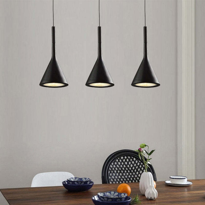 Nowoczesna Lampa Wisząca Trójkątna - Trionda-Zielony-Trend Polska