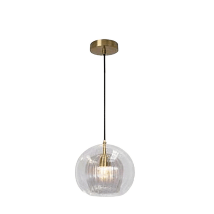 Nowoczesna lampa wisząca z aluminium i szkła - LumaLite-Przezroczysty-Neutralna biel-Trend Polska
