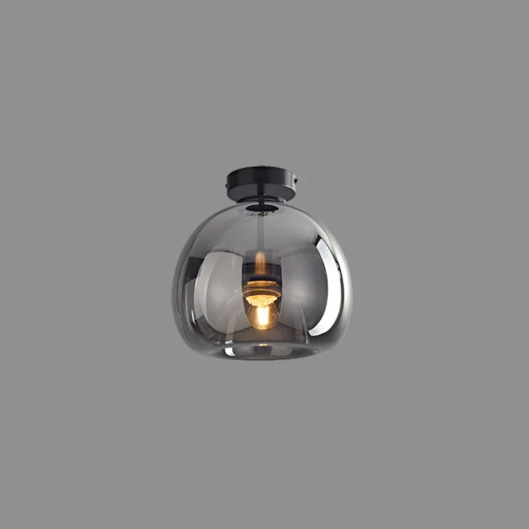 Nowoczesna okrągła lampa sufitowa LED - Aurelia-złoto-Lampa sufitowa-Trend Polska