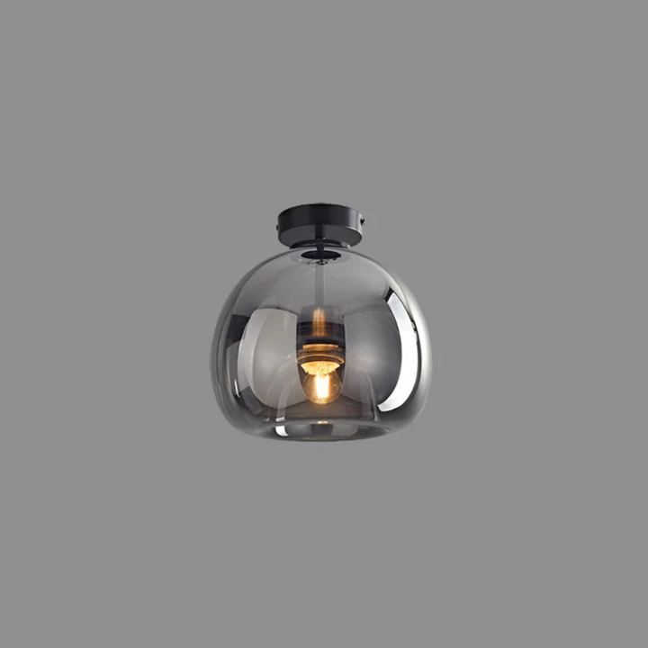 Nowoczesna okrągła lampa sufitowa LED - Aurelia-złoto-Lampa sufitowa-Trend Polska
