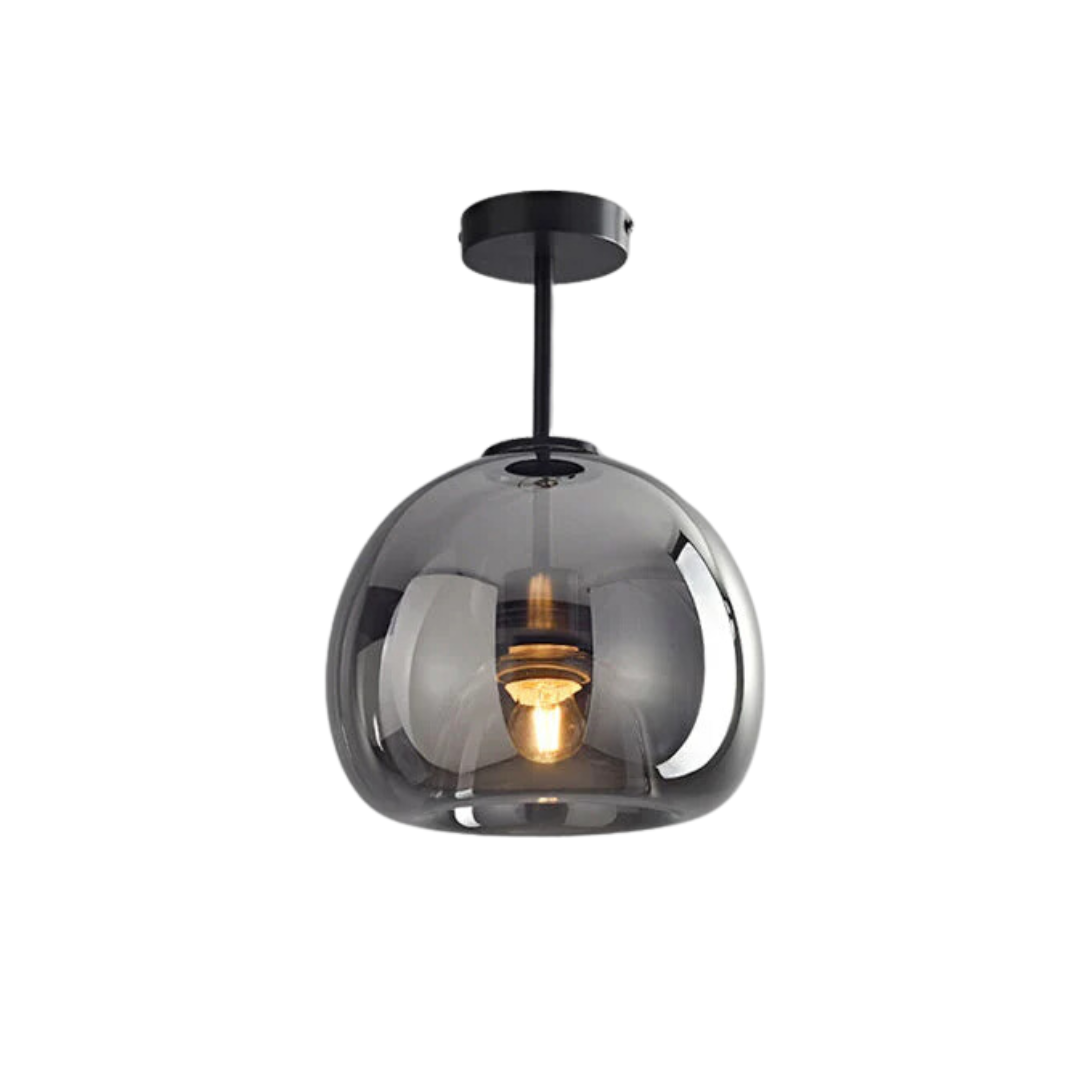 Nowoczesna okrągła lampa sufitowa LED - Aurelia-złoto-Lampa sufitowa-Trend Polska