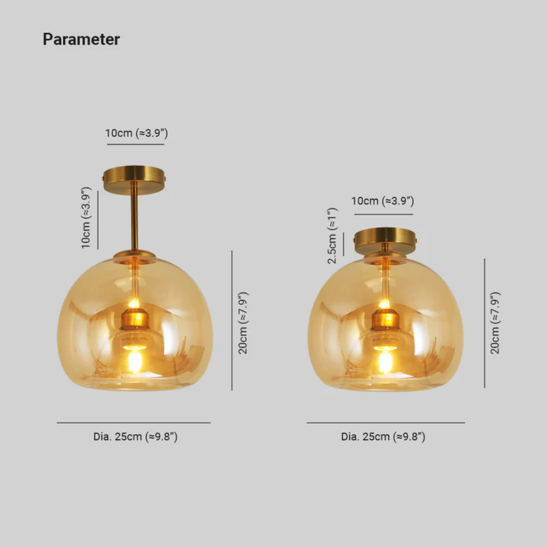 Nowoczesna okrągła lampa sufitowa LED - Aurelia-złoto-Lampa sufitowa-Trend Polska