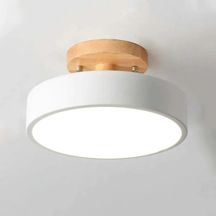 Nowoczesna Okrągła Lampa sufitowa LED - Nova-Biały-Trend Polska