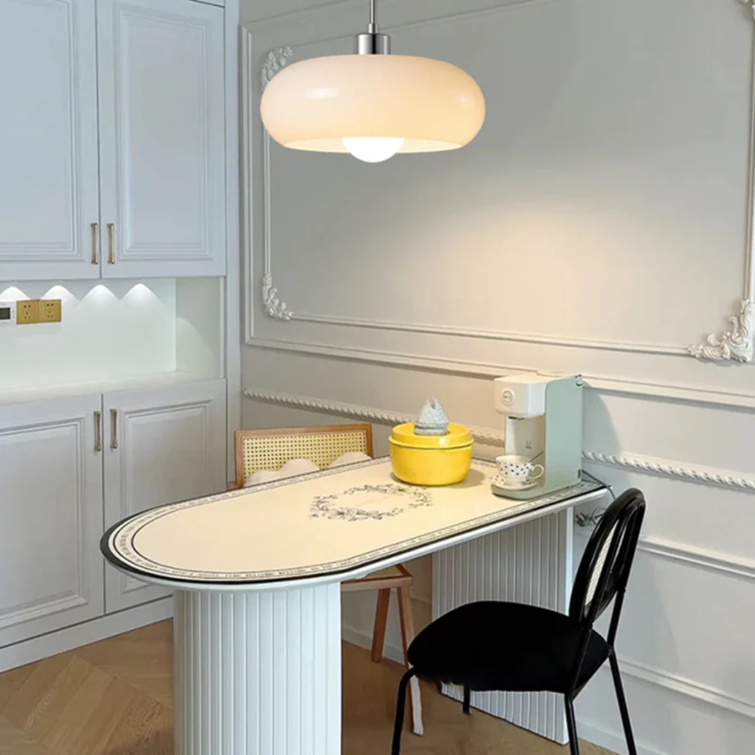Nowoczesna Okrągła Lampa Wisząca LED - RadianceOrb-pomarańczowy-Trend Polska