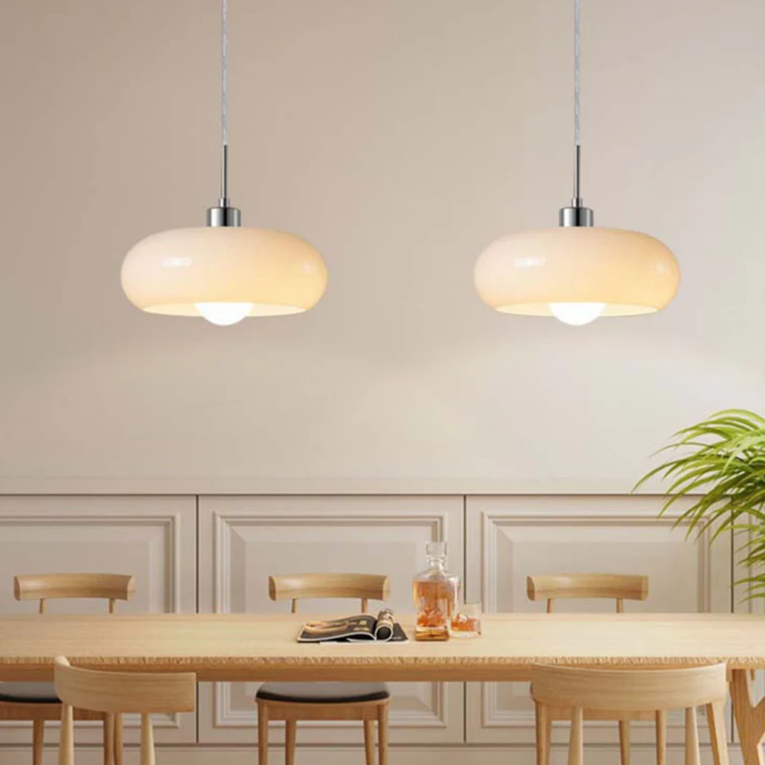 Nowoczesna Okrągła Lampa Wisząca LED - RadianceOrb-pomarańczowy-Trend Polska