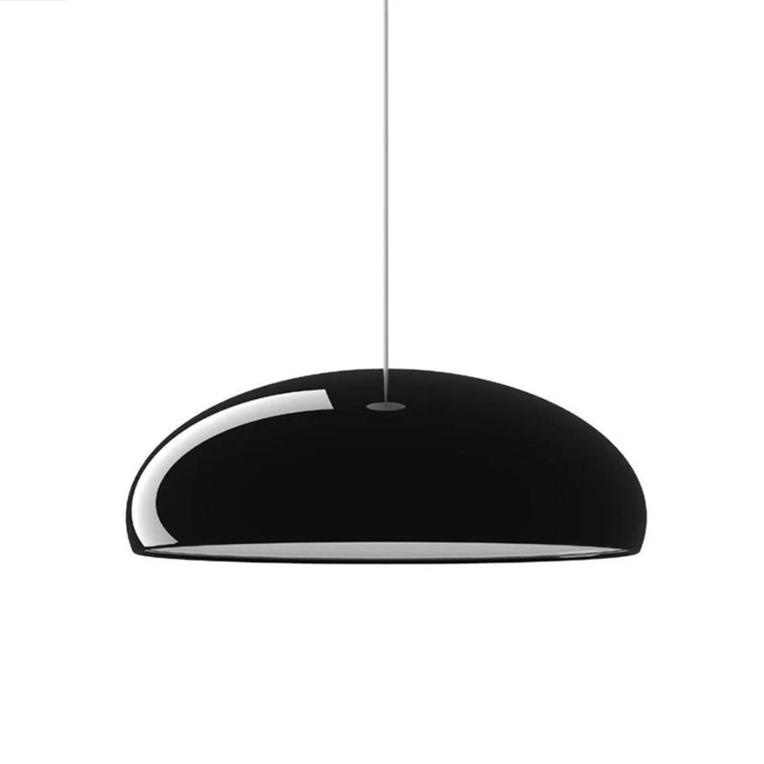 Nowoczesna Okrągła Lampa Wisząca LED - Serena-Pomarańczowy-Drzwi standardowe 35 cm-Trend Polska