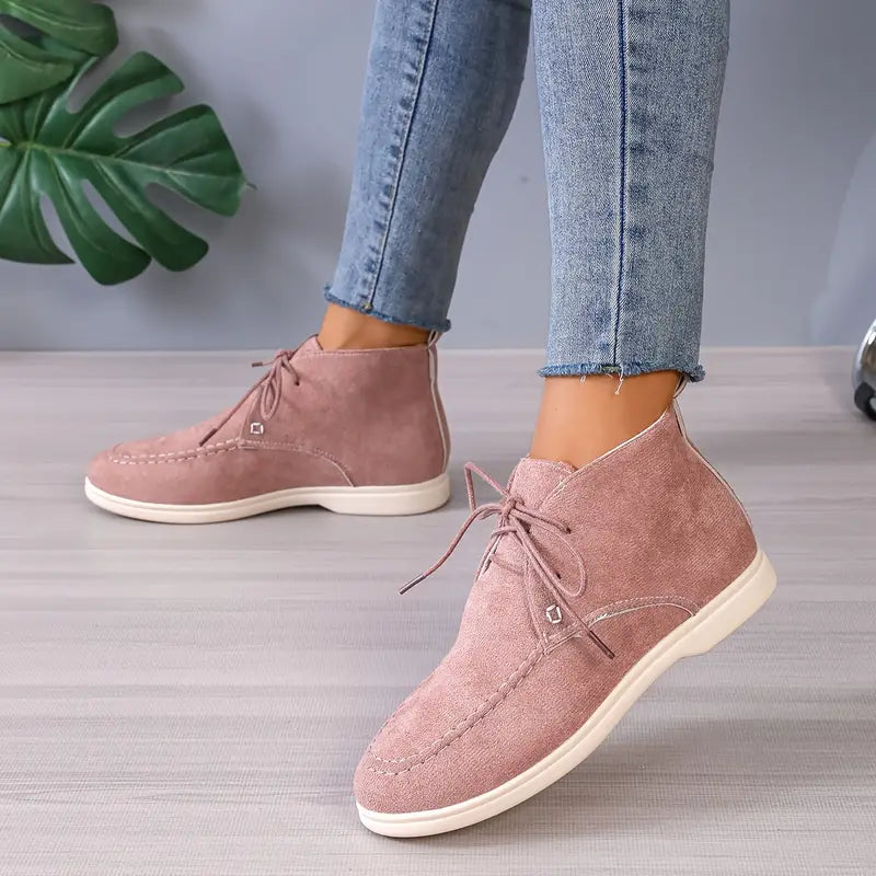 Nowoczesne Damskie Buty - Maxime-Brązowa skóra-35-Trend Polska