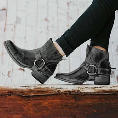 Nowoczesne Damskie Buty - Maxime-Brązowa skóra-35-Trend Polska