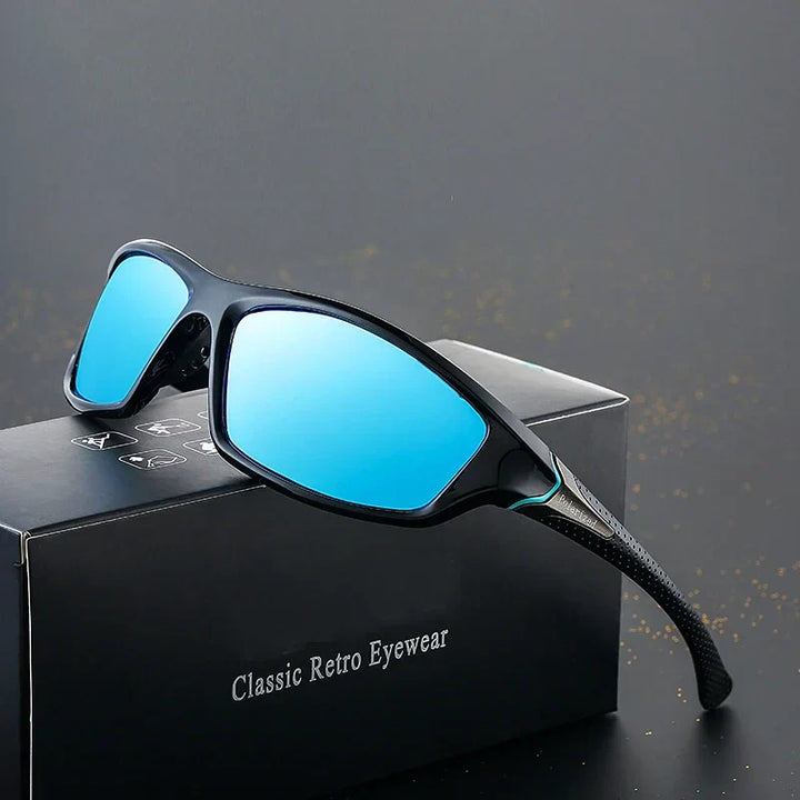 Nowoczesne i polaryzacyjne okulary przeciwsłoneczne unisex z ochroną UV400 - Alex-Żółty-Trend Polska