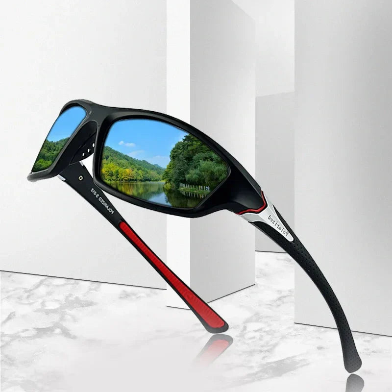 Nowoczesne i polaryzacyjne okulary przeciwsłoneczne unisex z ochroną UV400 - Alex-Żółty-Trend Polska