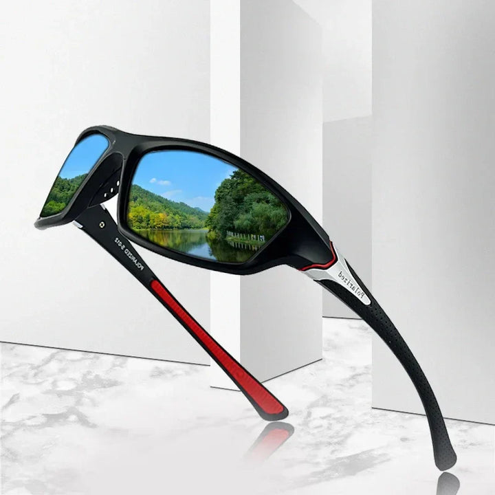 Nowoczesne i polaryzacyjne okulary przeciwsłoneczne unisex z ochroną UV400 - Alex-Żółty-Trend Polska