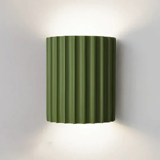 Nowoczesne lampy ścienne z żywicy - GlowStone-Zielony-Trend Polska