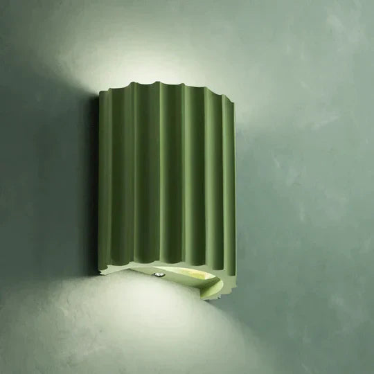 Nowoczesne lampy ścienne z żywicy - GlowStone-Zielony-Trend Polska
